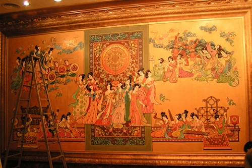 唐乐宫壁画